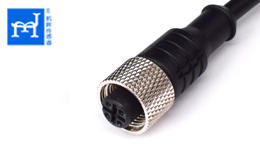 M12 180 degree connector cable